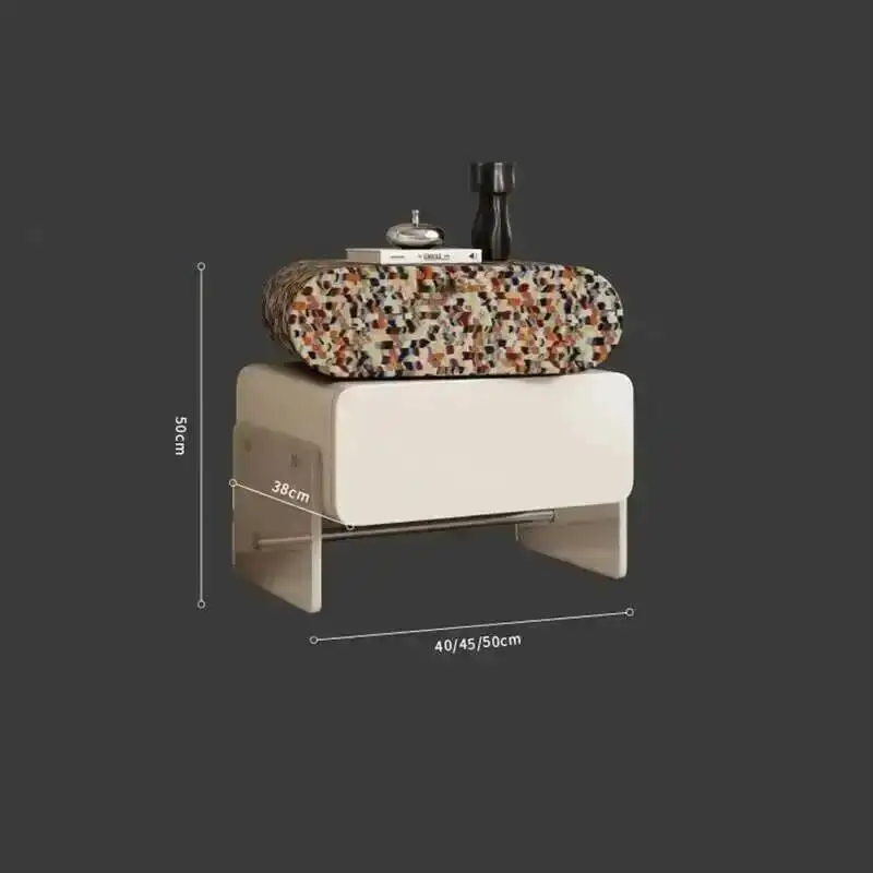Luxury Night Table Modern Cute Nordic Small Premium Bedside Table Minimalist Aesthetic Comodino Camera Letto Bedroom Furniture