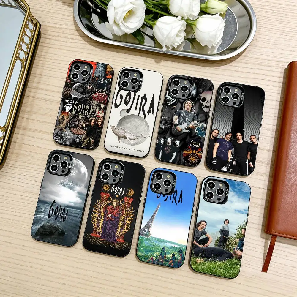 

Band G-GojiraS Mea Culpa Phone Case For iPhone17,16,15,14,13,12,11 Plus,Pro Max Black Candy silver phone case