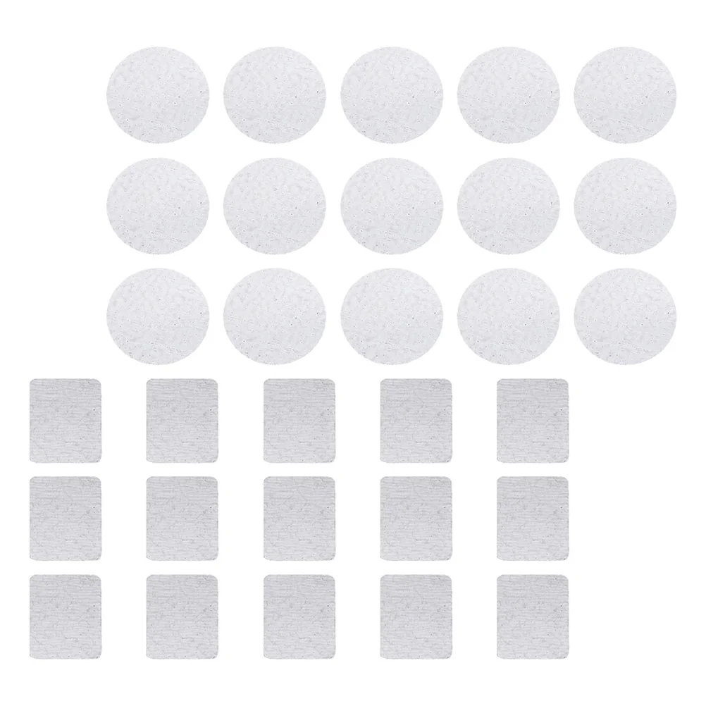 30 Pcs Magnet Disk Nail Stickers Eye Shadow Palette Metal Round DIY Makeup Iron Eyeshadow Adhesive Tray