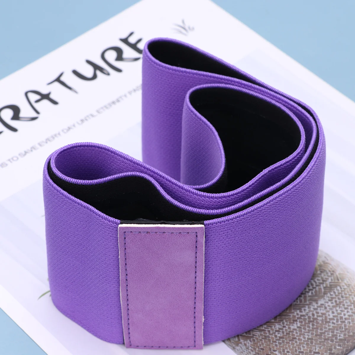 

Tension Band Yoga Hip Training Purple Size L Portable Lightweight for Sports and Exercises Tension Band Fitness Exercise Bands