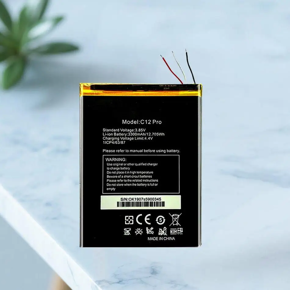 

3300Mah For Oukitel C12 Pro Mobile Phone Battery Premium Replacement