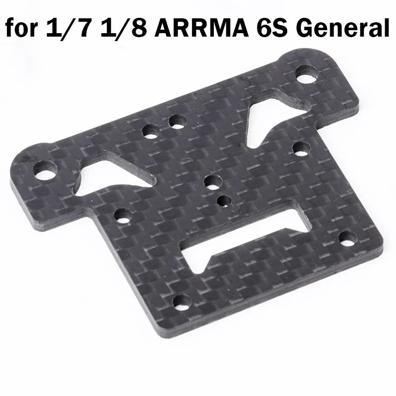Rc Car Carbon Fiber Top Plate Cover for 1/7 1/8 ARRMA 6S MOJAVE TYPHON KRATON MOJAVE FELONY INFRACTION Car 6S Models Are
