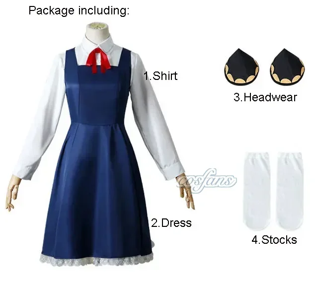 Anime Spy Family Cosplay Anya Forger Women Costume