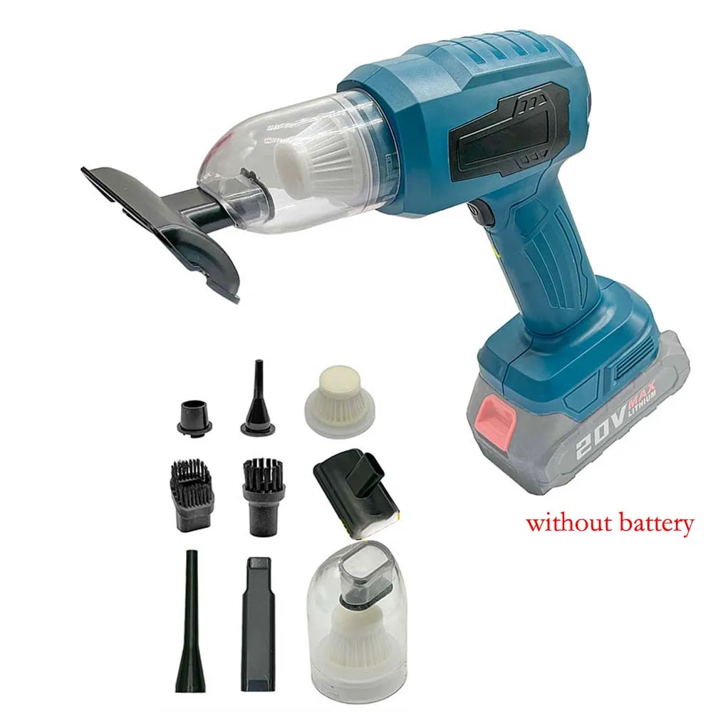 

Беспроводной пылесос-воздуходувка 21В для аккумуляторов BL1830 BL1840 18В с щеткой для легкой уборки и работы с воздушным потоком