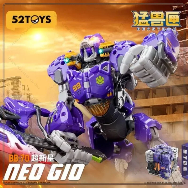 Juguetes transformados 52 juguetes BEASTBOX serie BB70 BB-70 NEO GIO orangután deformación Mecha y cubo figuras de acción juguetes de regalo