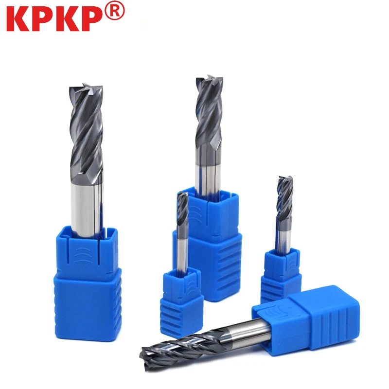 Milling Cutter Hrc50 4 Flute Endmill Alloy Tungsten Steel Cnc Maching Wholesale Top Milling Machine Tools For Steel Woodworking