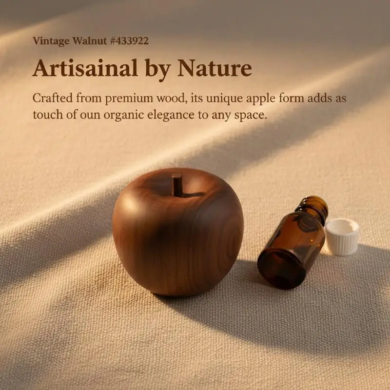 1/3 Set For Home Bathroom Car Decoration Of Wooden  Shaped Essential Oil Diffuser Fragrance Diffuser Suitable