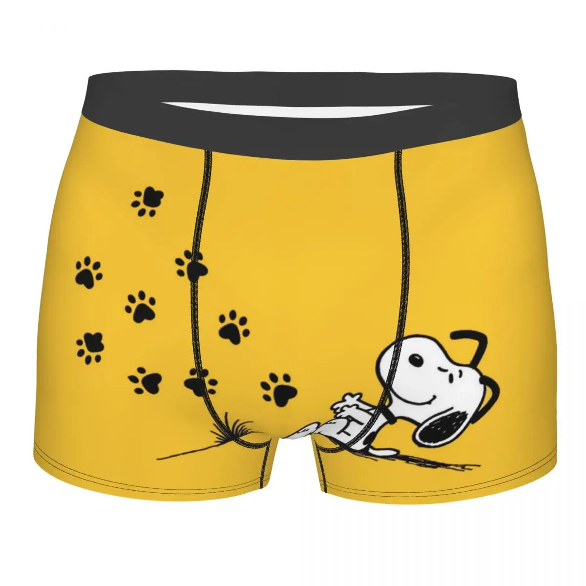 

Custom Male Fashion Cute S-Snoopys Cartoon Underwear Boxer Briefs Stretch Shorts Panties Underpants