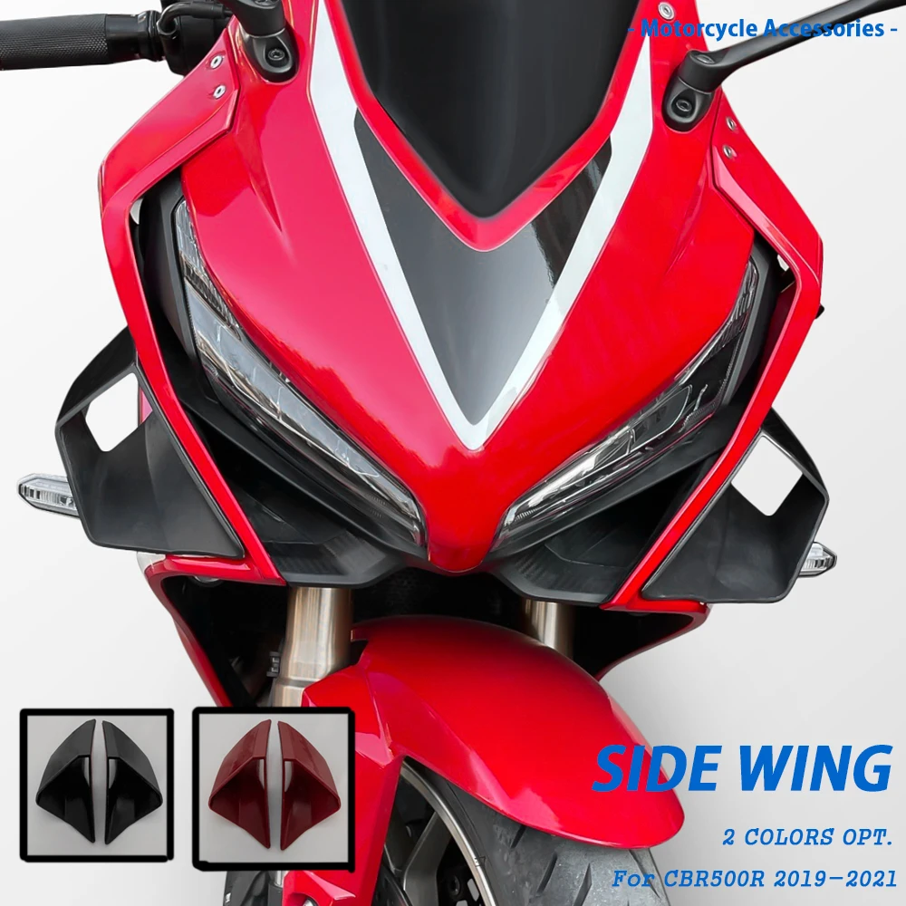 

For Honda CBR650R CBR 650R 2019-2023 2020 2021 Motorcycle Accessories Winglets Fairing Side Wing Protector Fin Trim Cover Cowl