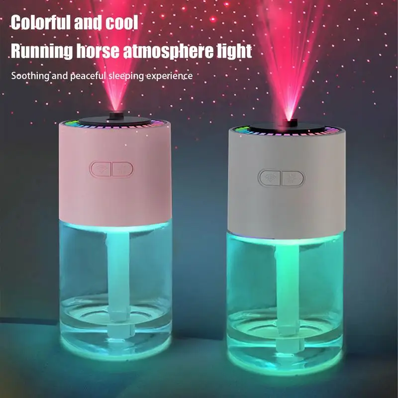 Desktop Humidifier 280ml Mist Sprayer Desk Humidifier Portable Two Spray Modes Cool Mist Humidifiers Small Humidifier with Color