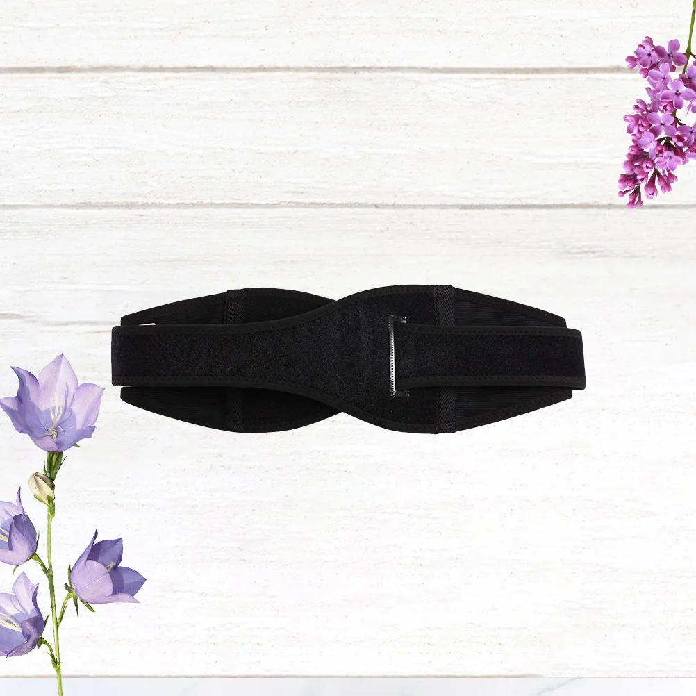 Cintura per la correzione pelvica Nera Confortevole e traspirante Fascia per la contrazione dell'anca pelvica Dopo il parto Donne Nervo sciatico Dolore alle gambe posteriori