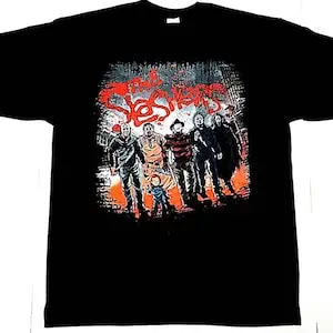 SLASHERS HORROR MOVIE T-shirt Scary Film Halloween Characters