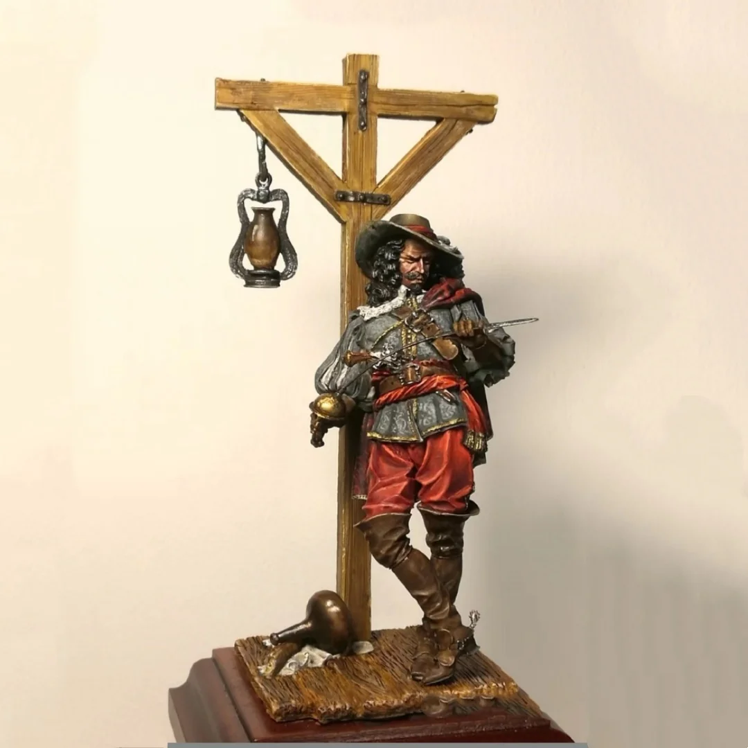 

1/24 Scale Resin Figure Assemble Model Kit Fencing pirates Unassembled and Unpainted 3D printing DIY toy 642