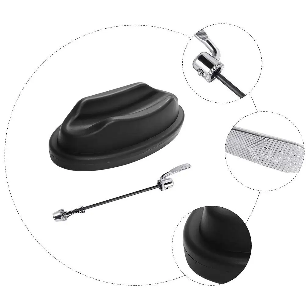 2Pcs Bike Wheel Stabilizer Front Wheel Riser Block Plastic Support Pad for Trainer Platforms Ensures Level Position Reduces Hand