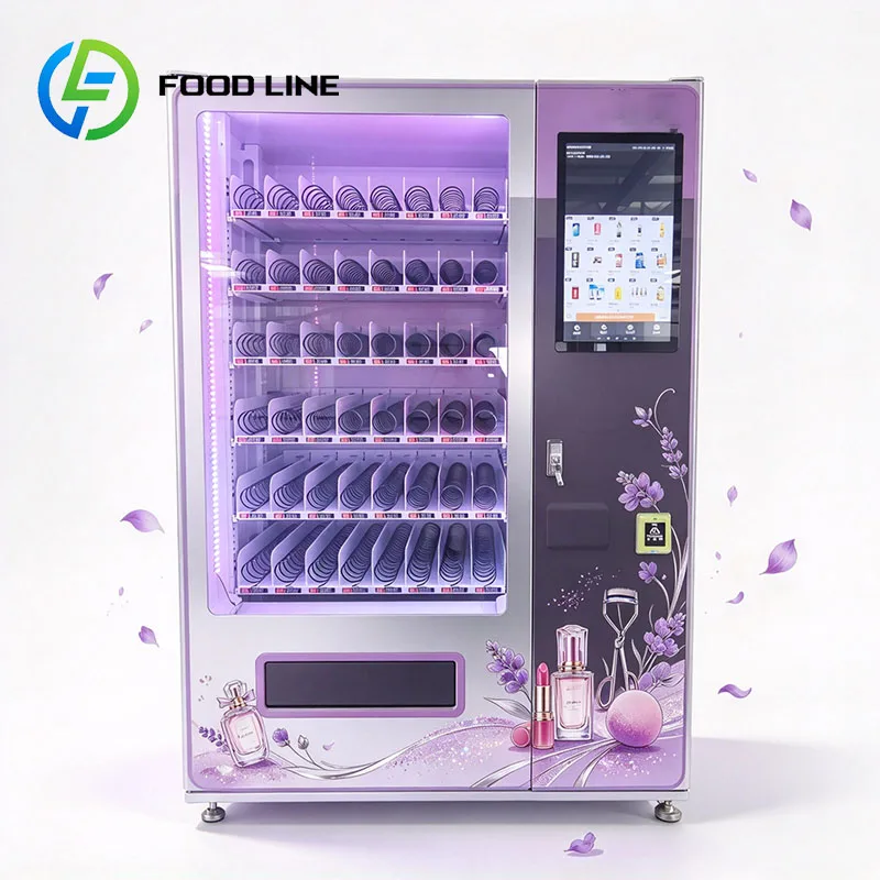 Makeup Vending Machine Cosmetic Vending Machine Beauty Retail Eyeliner Blush Lashes Automated Customized