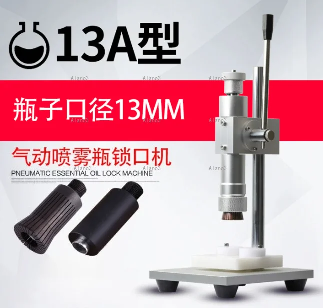 Commercial Perfume Bottle Sealing Machine Manual Metal Cap Press Capping Machine Crimper Sealer 15 AA Sealing Cap