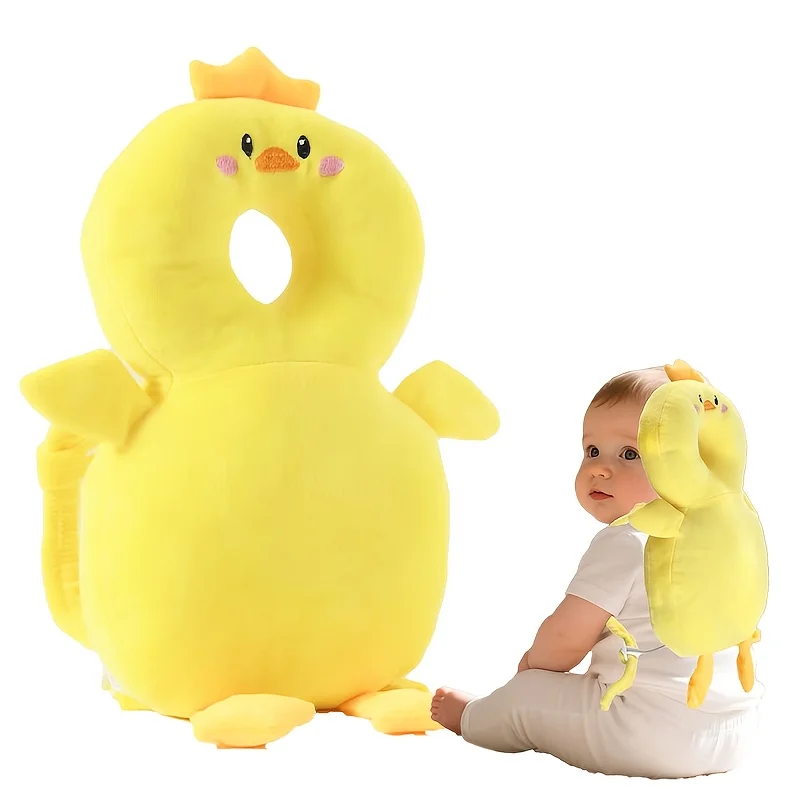 

Мягкий рюкзак для малышей для младенцев и малышей, регулируемые плюшевые подушки с мультяшными животными, красочный полиэстер, идеальный праздничный подарок