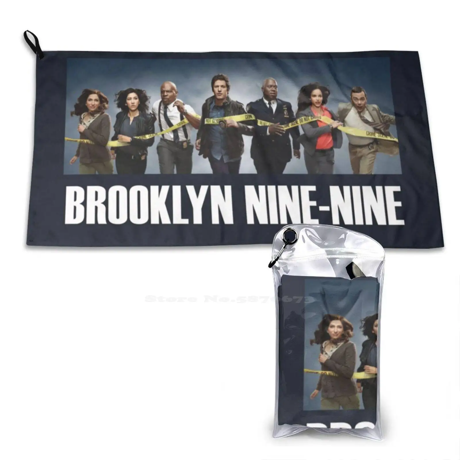 Brooklyn Nine Nine Soft Towel Quick Dry Beach Towel Jake Peralta Captain Holt Amy Santiago Brooklyn Nine Nine 99 Police Line