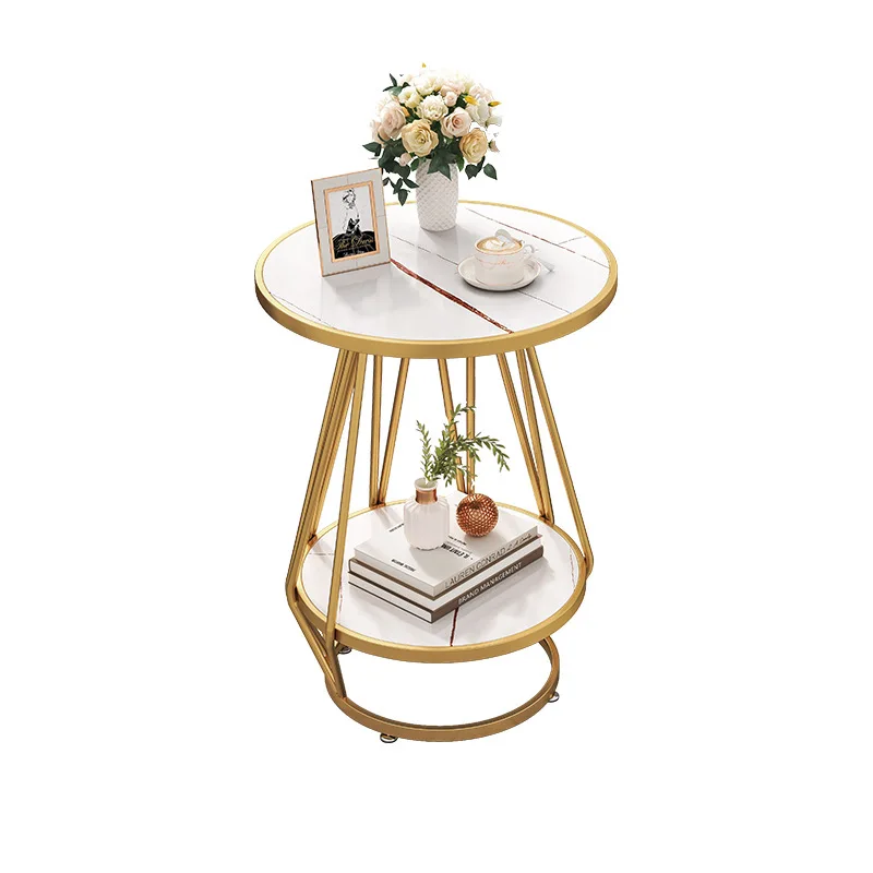 

Side few living room bedside household small apartment modern simple mini small round table coffee table side table