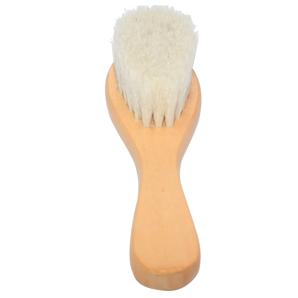 

Wooden Comb Baby Hairbrush Cradle Cap Bath Scrubber Body Shower Brush Newborn Soft Hair Friendly Skin Hard Reach
