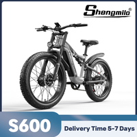 Shengmilo Adult S600 Electric Bike 2000W Dual Motor 48V17.5AH Removable Samsung battery 26 inch Fat Tire Adult Mountain Ebike