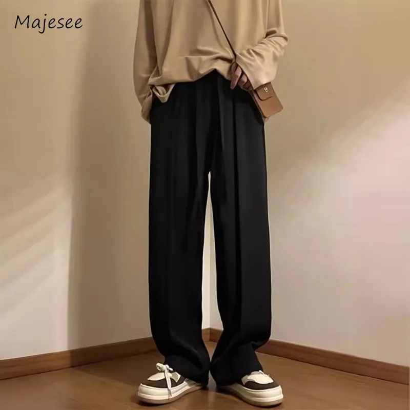 

Pants Autumn Casual Drawstring Loose Korean Style Advanced Temperament Fashion Cozy Handsome All-match Streetwear Simple College