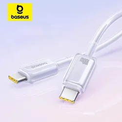 Baseus 100W USB Cable For iPhone 16 15 Pro Max USB Cable Type C For Macbook Pro Fast Charging Data Wire For Xiaomi Samsung