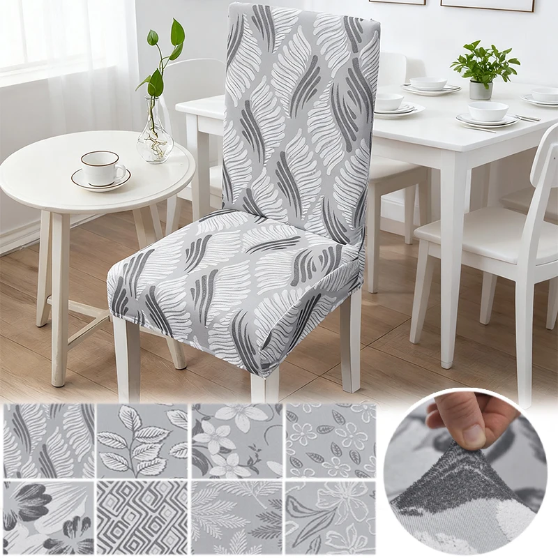 

Modern Elastic Dining Chair Cover Premium Stain Resistant Polyester Material Dining Chair Cover for Wedding Home Decor Banquet