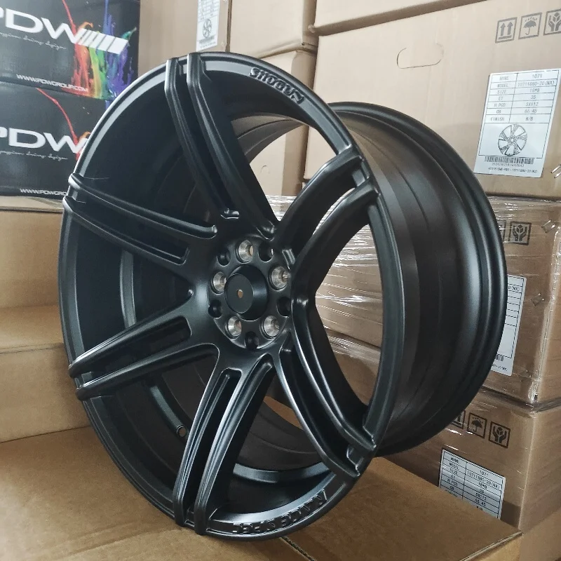 

Wholesale for 18 Inch 10 Holes Pcd 100 114.3 Aluminum Alloys Matte Black Concave Auto Wheel Rim Set