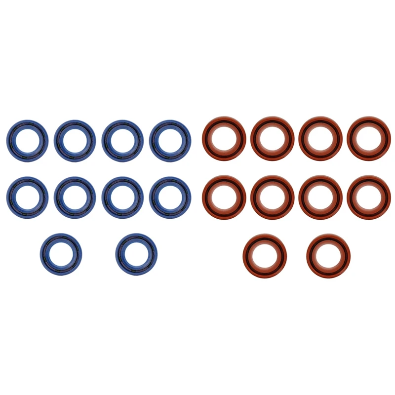 Y50A Chainsaw Oil Seal Kit, 10-Piece, 15x25x5mm, Rubber, for MS170 MS180 170 180 Chainsaw Parts, Brown