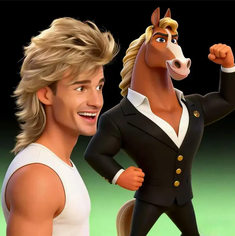 

Косплей-парик QQXCAIW Zoo-topia 2 для косплея Winddancer, термостойкий парик из синтетических волос