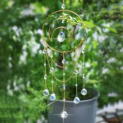 Sun Catcher Chandelier Crystal Dream Catcher Window Prism Glass Suncatcher Yard Garden Decoration Outdoor Christmas Suncatchers