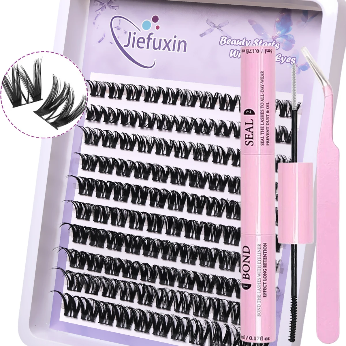 Eyelash Extension Equipment - D Curl Küme Kirpik Uzatma DIY