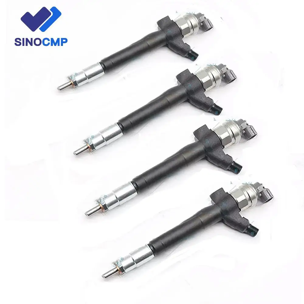

095000-580 1378432 6C1Q-9K546-AC 1980J7 9659325580 DCRI105800 4pcs New Fuel Injector for CITROEN Jumper FIAT Ducato FORD Transit