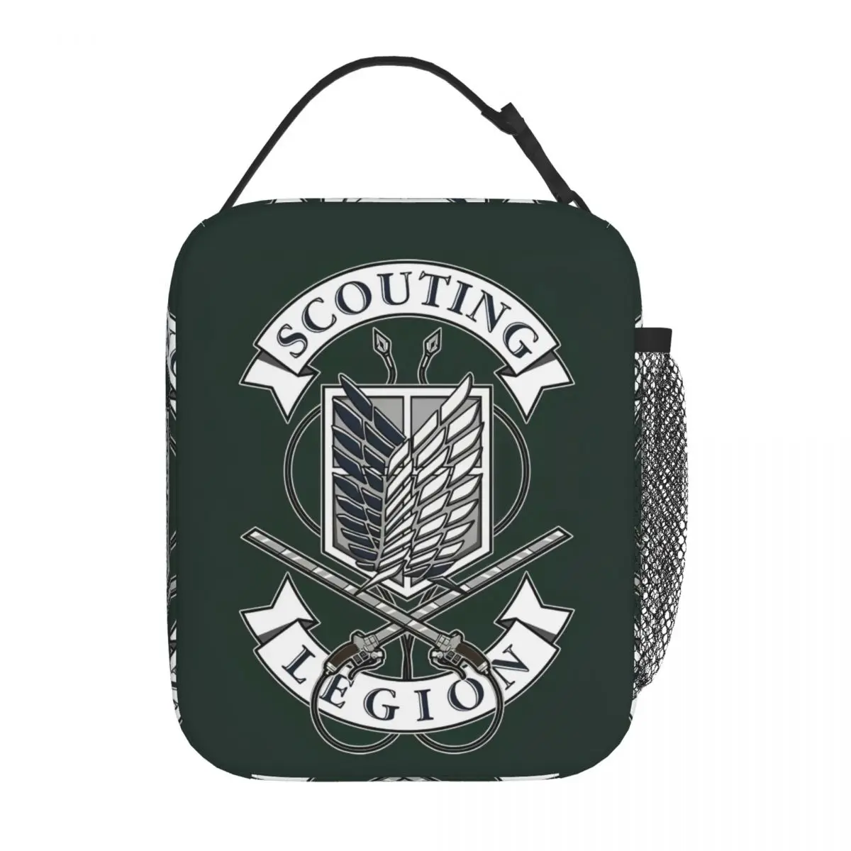 

Изолированные сумки для обеда Attack On Titan Wings Термосумка Контейнер для обеда, аниме, большой ланч-бокс, сумка для девочек и мальчиков, школьный пикник