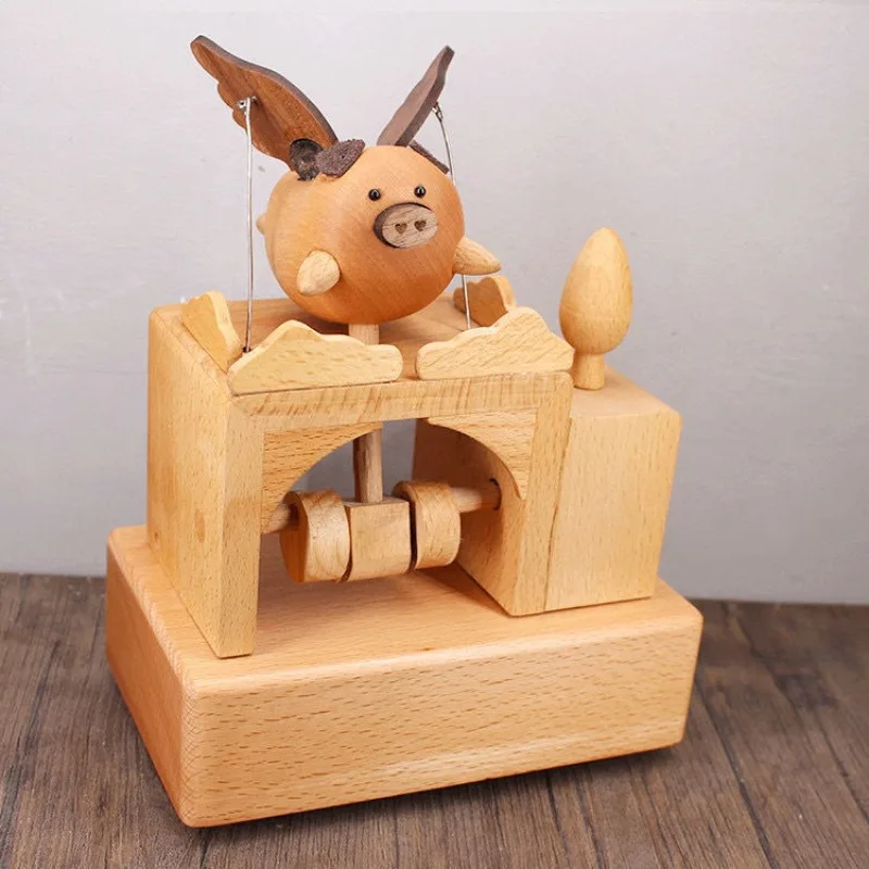 

Music box, music box, electric fun toys, 32 songs, cultural and creative gifts, wooden crafts, toys