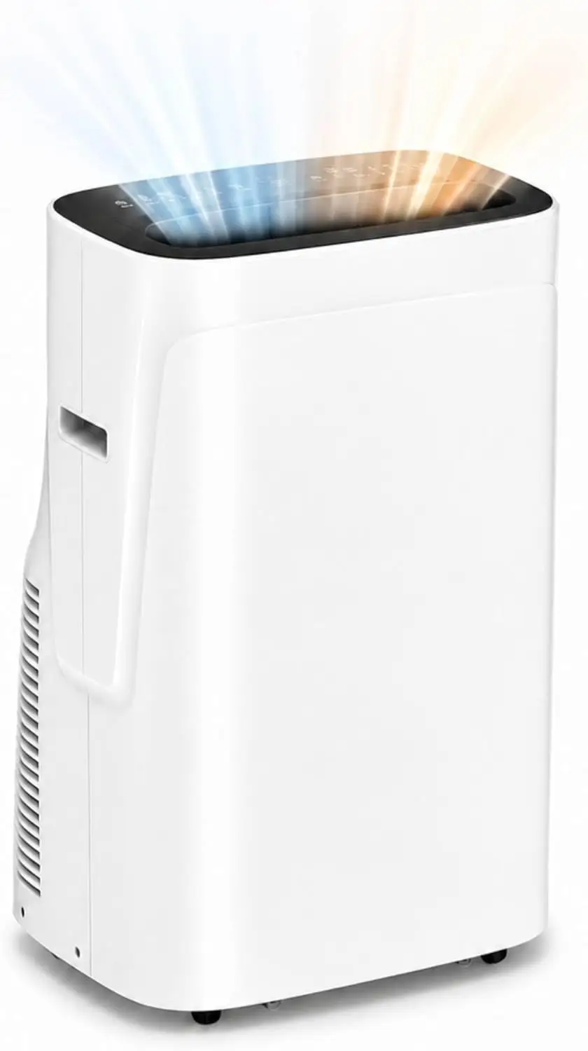 

Portable Inverter Air Conditioner 15000 BTU, 4-in-1 AC Unit with Heating, Cooling, Dehumidifying, Fan, Wi-Fi Smart, Quiet Operation, Cools up to 700 Sq.Ft, Window Installation Kit, White