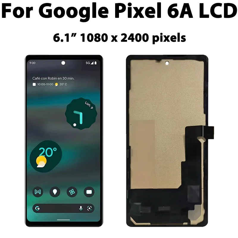 100% Tested For Google Pixel 6a 6A GX7AS LCD Display Touch Screen