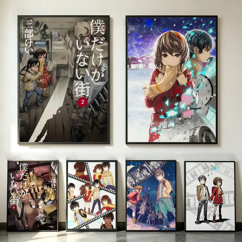anime Erased Poster Poster HD Trendy SelfAdhesive Wall Art Print For Living Room Bedroom Dorm Office Home Gift