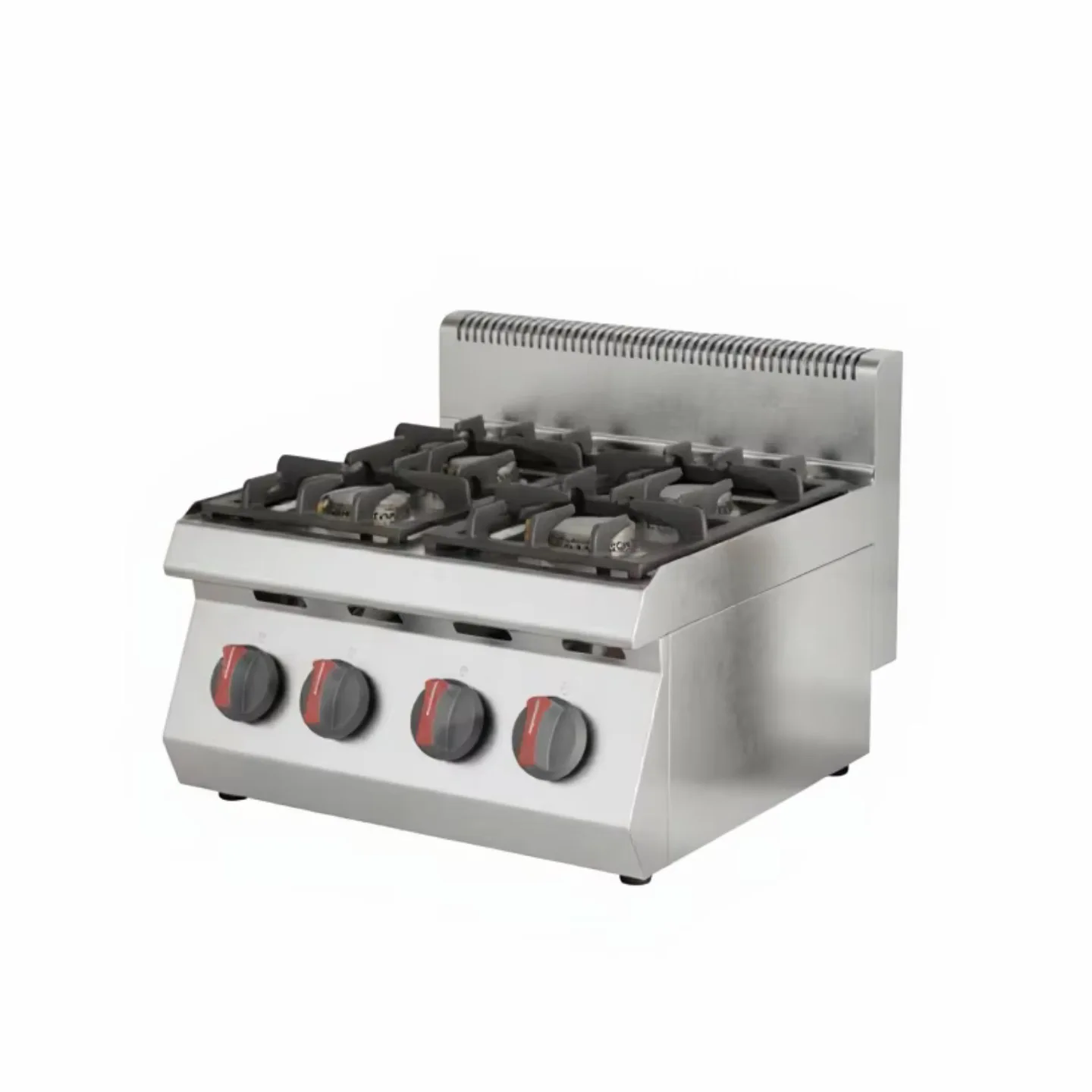 Wholesale CHT Commercial Stainless Steel 4-Head Burner Gas Cooker Stove 11000W Power Easy Cleaning for Restaurant Hotel