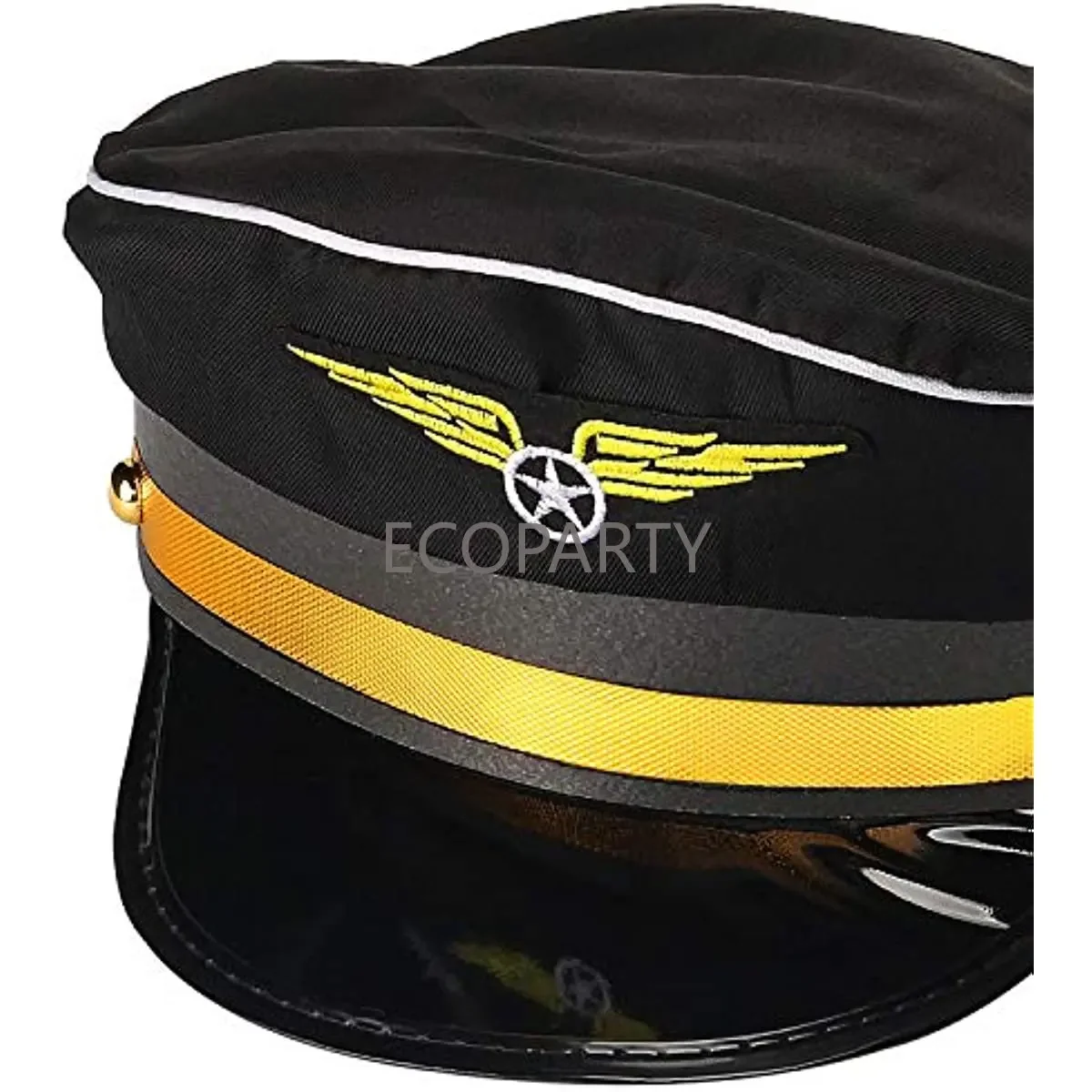 Airline Pilot Captain Costume Kit Pilot Dress Up Accessory Set con occhiali da sole Aviator Larp Gangster accessori medievali