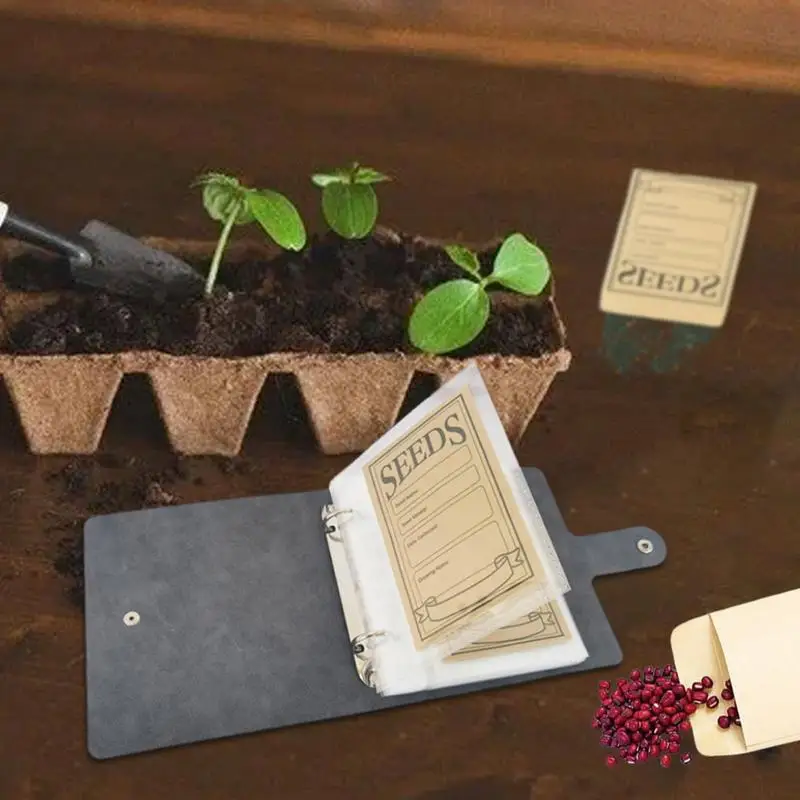 Rapeseed Preservation Envelope Small Resealable Envelopes Durable Vintage Adhesive Pocket For Storage Keys Garden Planting Craft