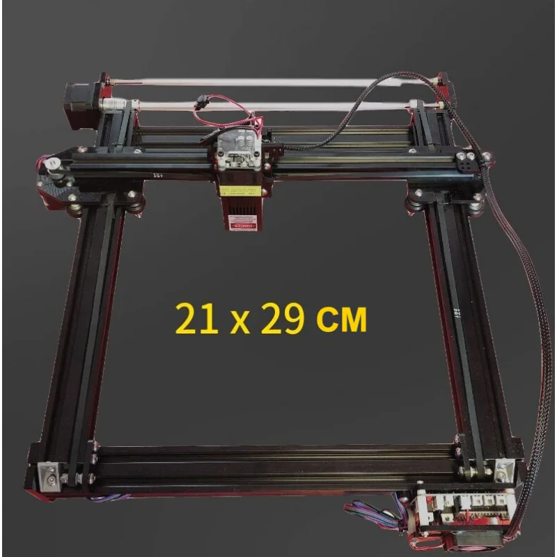 MINI 210*290mm 450nm engraving laser machine rotary DIY cutting for metal wood