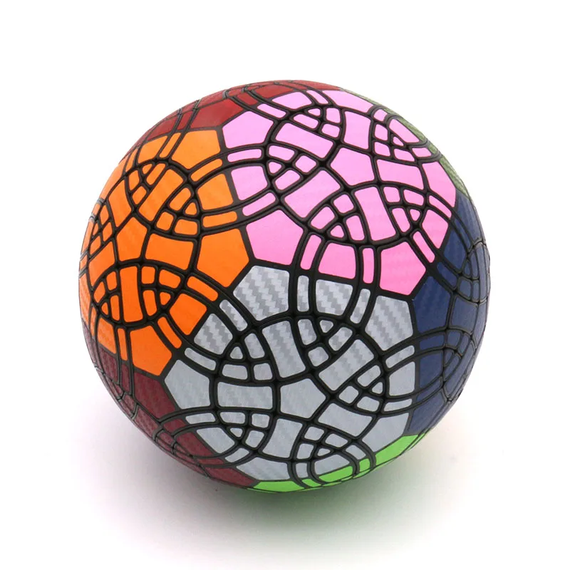 VeryPuzzle Football F1 Cubic 32-axis Black Sticker Irregular-shaped Children and Adults Educational Toy Spherical Megaminx