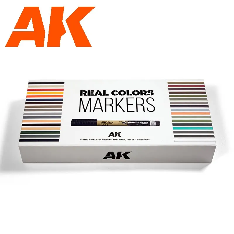 AK RC Mark Pen Special Box Set one in 34 colors each Spain RCM150 3D Printer Parts
