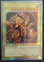 Yugioh Master Duel Monsters LC01-EN003 The Winged Dragon of Ra 25th Quarter Century Secret English TCG Collection Mint Card