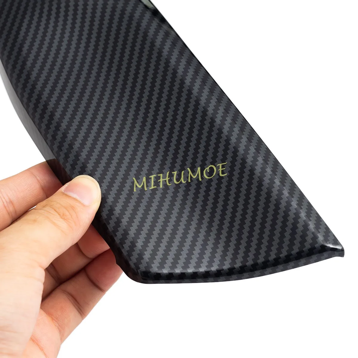 2 قطعة غطاء لوحة التبديل الباب الأمامي الديكور الزخارف لفورد رينجر XL XLT 2024 2025 اكسسوارات السيارات الداخلية ألياف الكربون نظرة #5