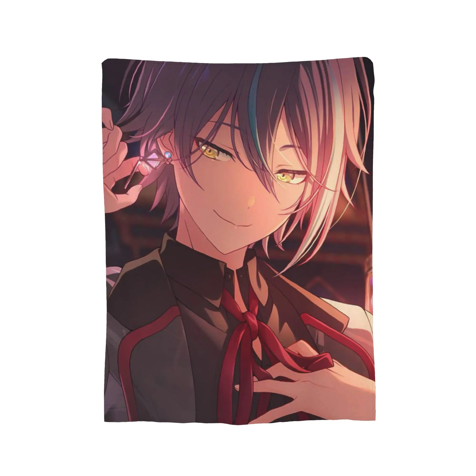 بطانيات روي كاميشيرو خفيفة الوزن ورقيقة من الصوف العجائب x بطانية رمي شوتايم مفرش سرير مريح #3