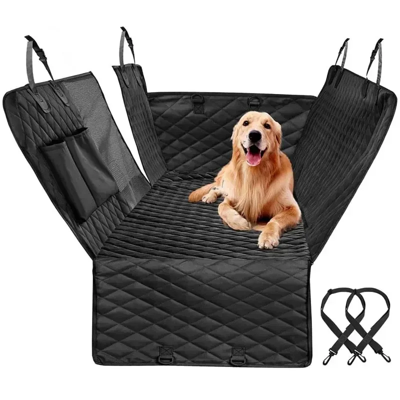 

Dog Car Seat Cover Waterproof Pet Travel Dog Carriers Hammock Rear Back Seat Safety Protector Mat For Small Medium Large Dogs