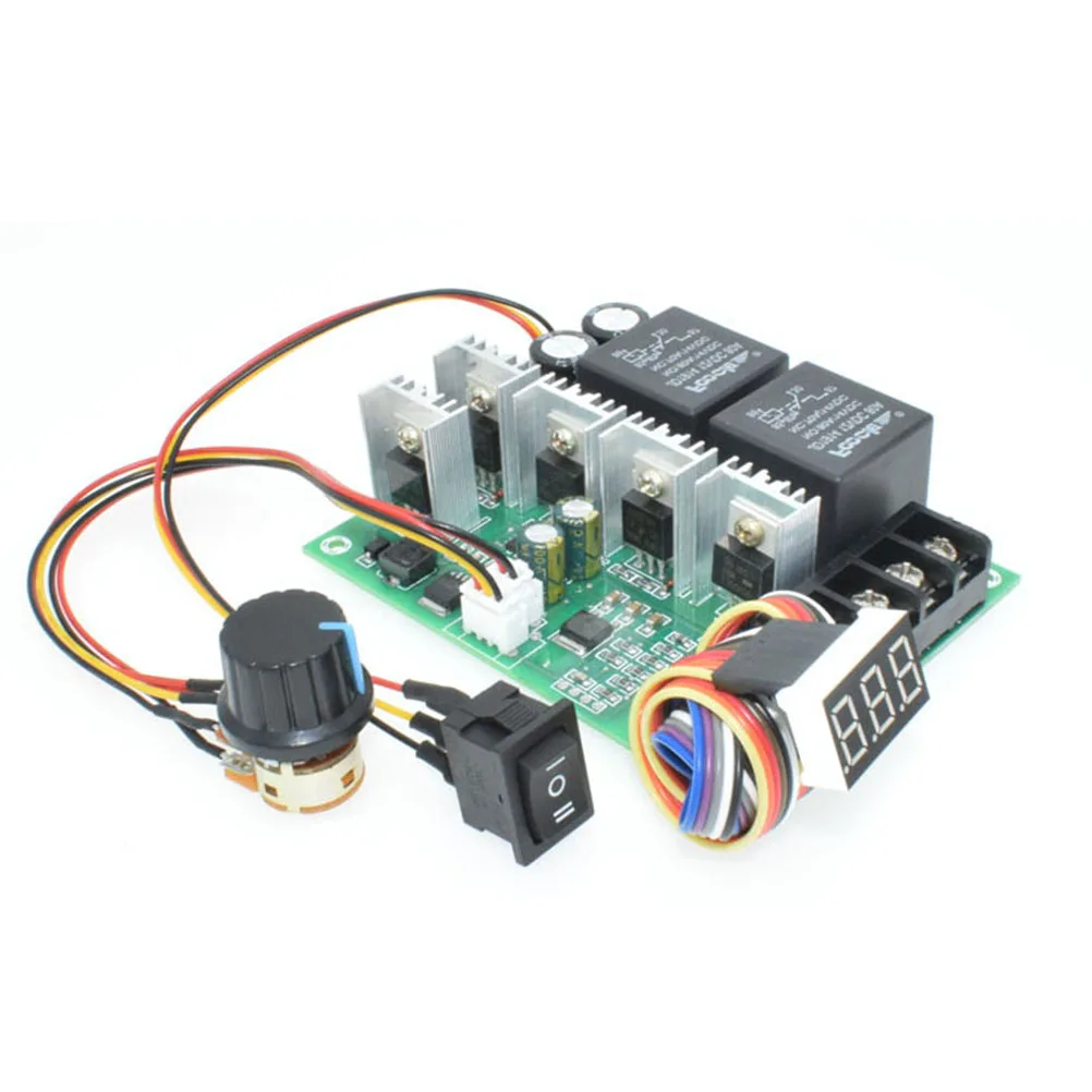 

12V 24V 40A Motor Controller Pwm Adjustable Speed Regulator High Efficiency Large Torque Low Noise Industrial Tool Parts
